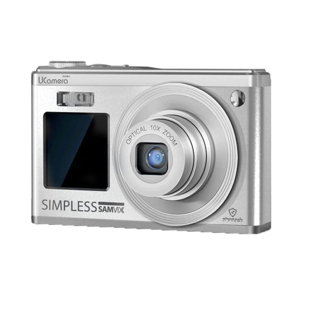 Câmera Digital Samvix Ucamera Zoom 5 Silver 60mp 10x Zoom 4k