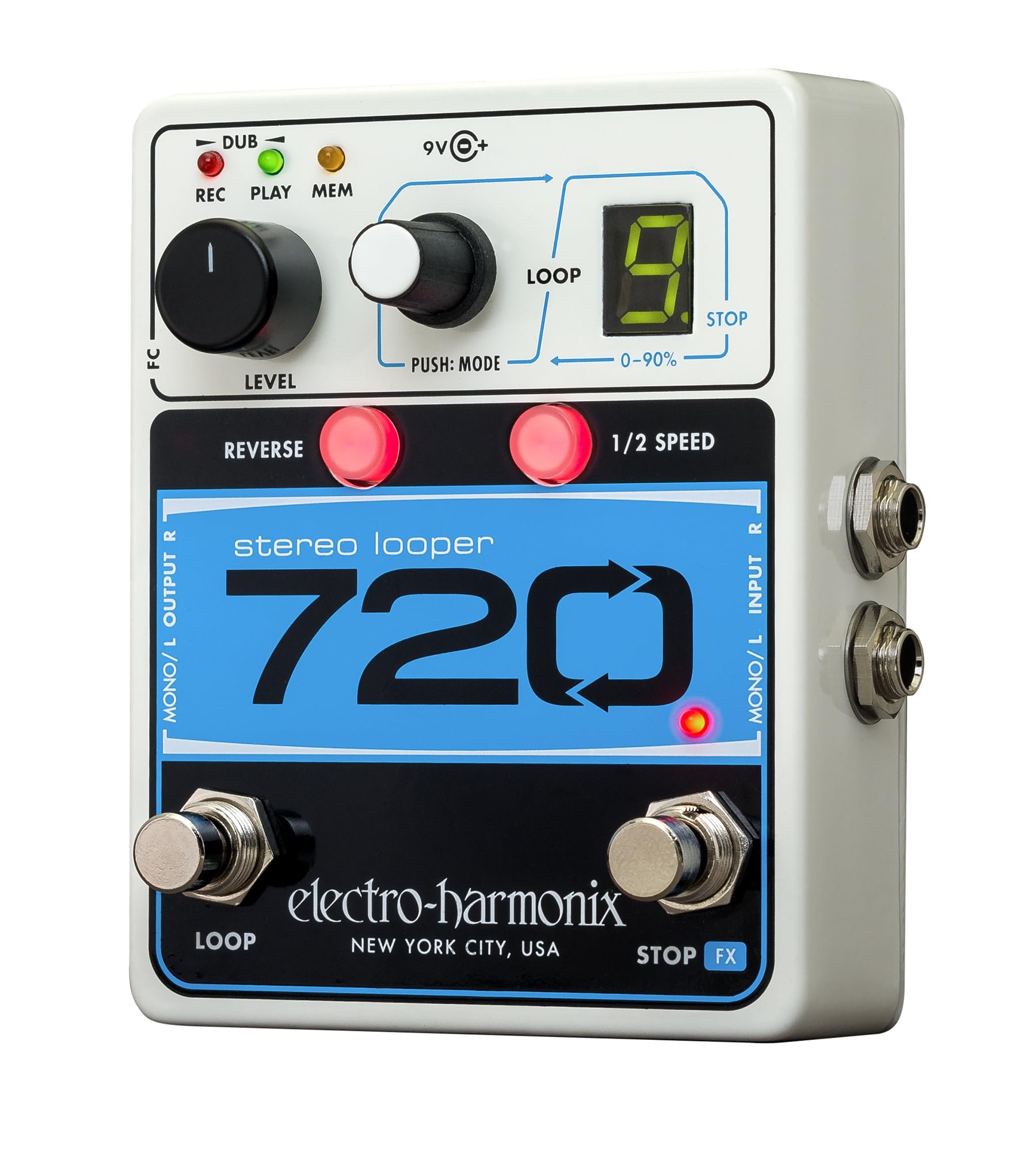 Pedal Looper Electro-harmonix 720 Estéreo Com 10 Loops