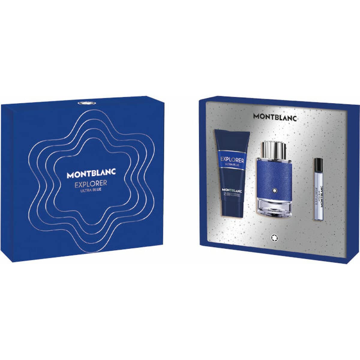 Conjunto De Perfume Montblanc Explorer Ultra Blue Eau De Parfum 100ml