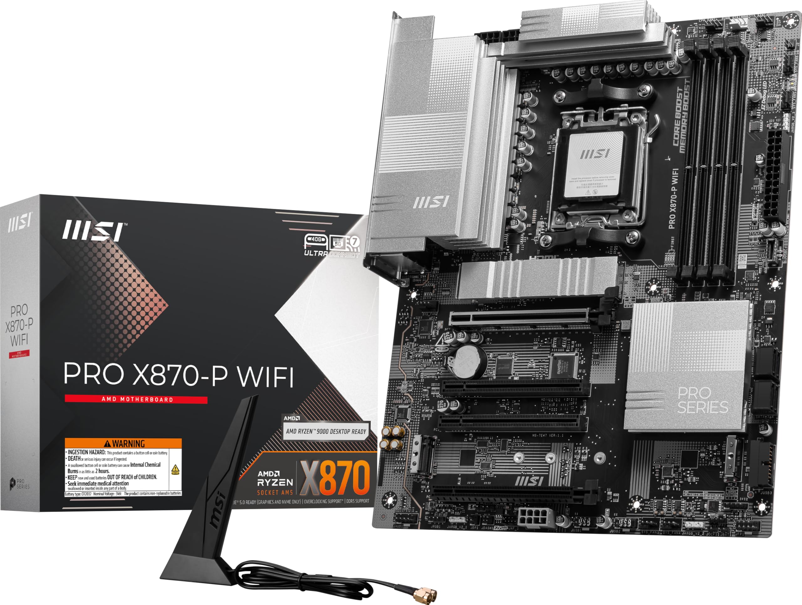 Placa-mãe Msi Pro X870-p Wifi Proseries Am5 Ddr5 Atx