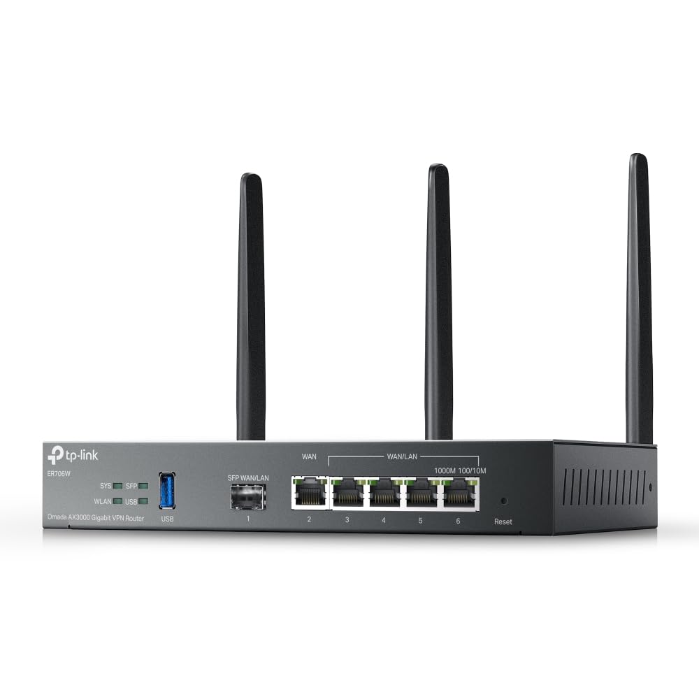 Roteador Vpn Sem Fio Tp-link Er706w Omada Ax3000 Wi-fi 6