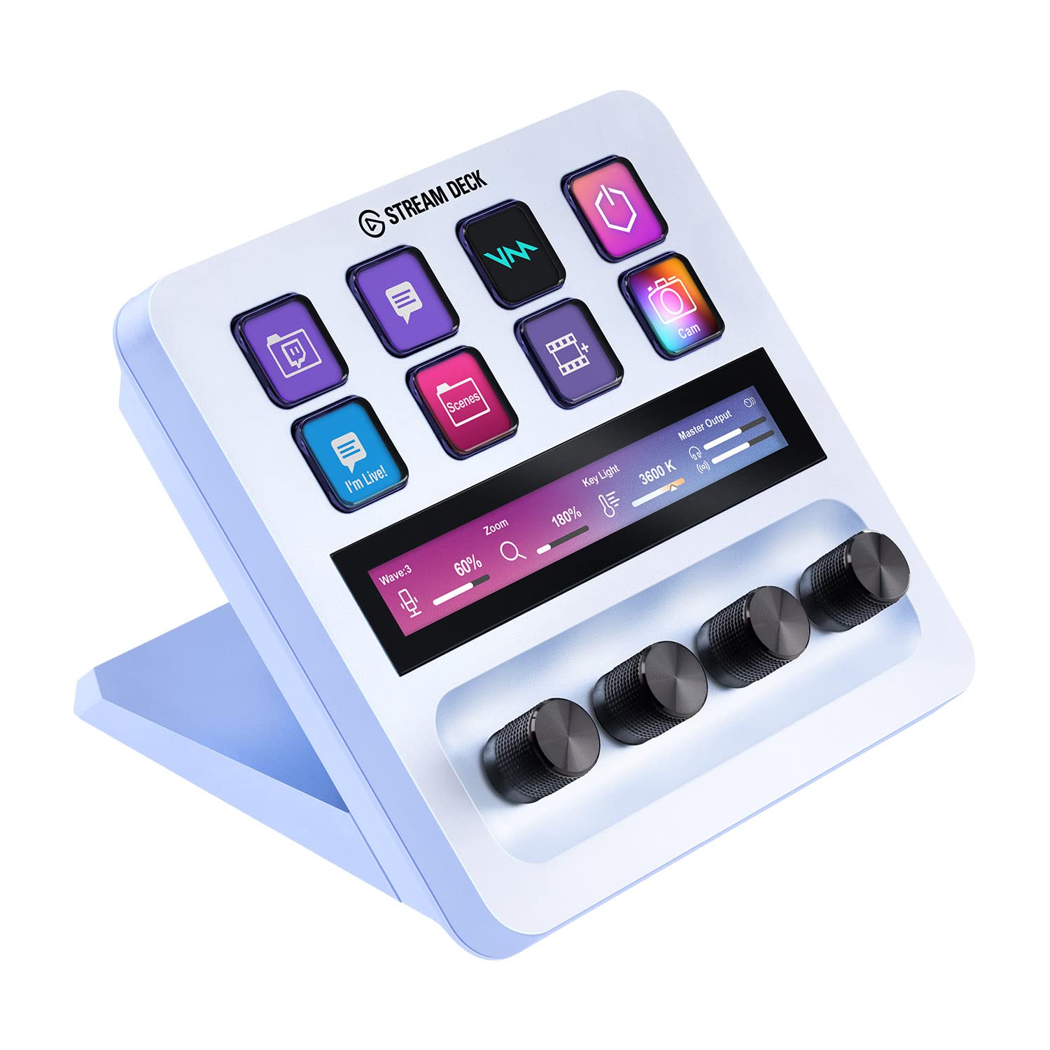 Controlador Elgato Stream Deck White Para Criadores De Conteúdo
