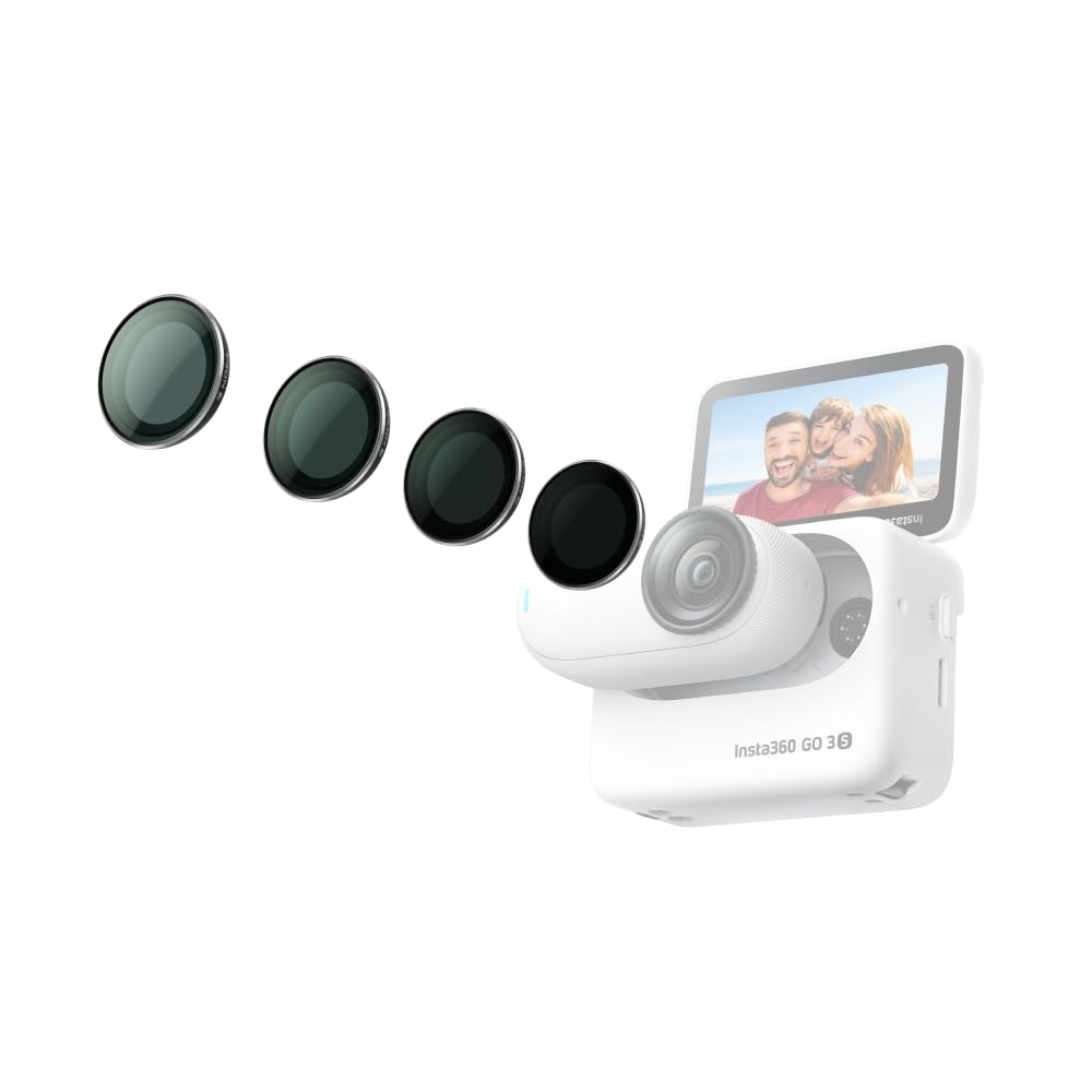 Conjunto De Filtros Nd Insta360 Go 3s Para Atmosfera Cinematográfica