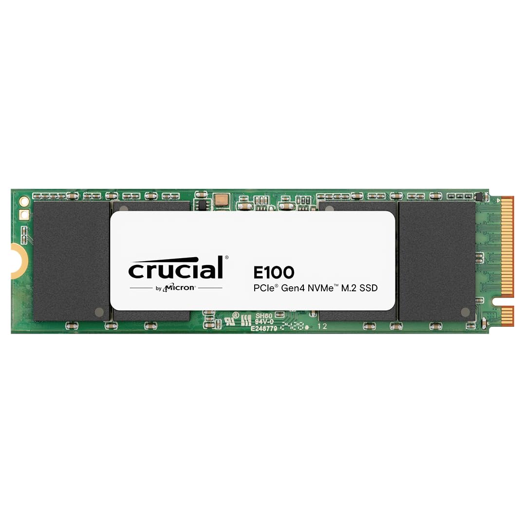 Ssd Crucial E100 480 Gb M.2 Nvme Pcie Gen4 4700 Mb/s