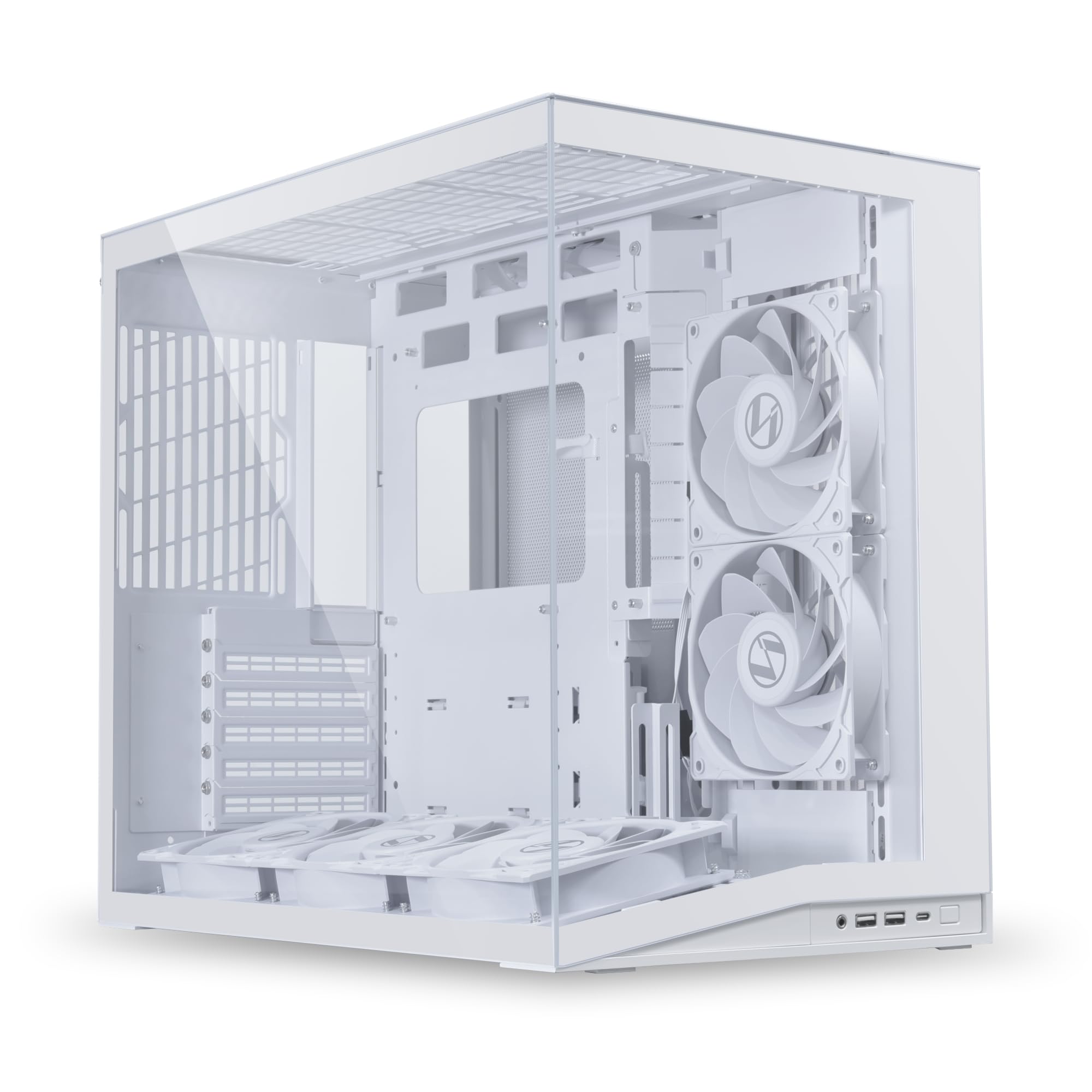 Estojo Para Computador Lian Li O11d Mini V2 Flow White 5 Ventiladores