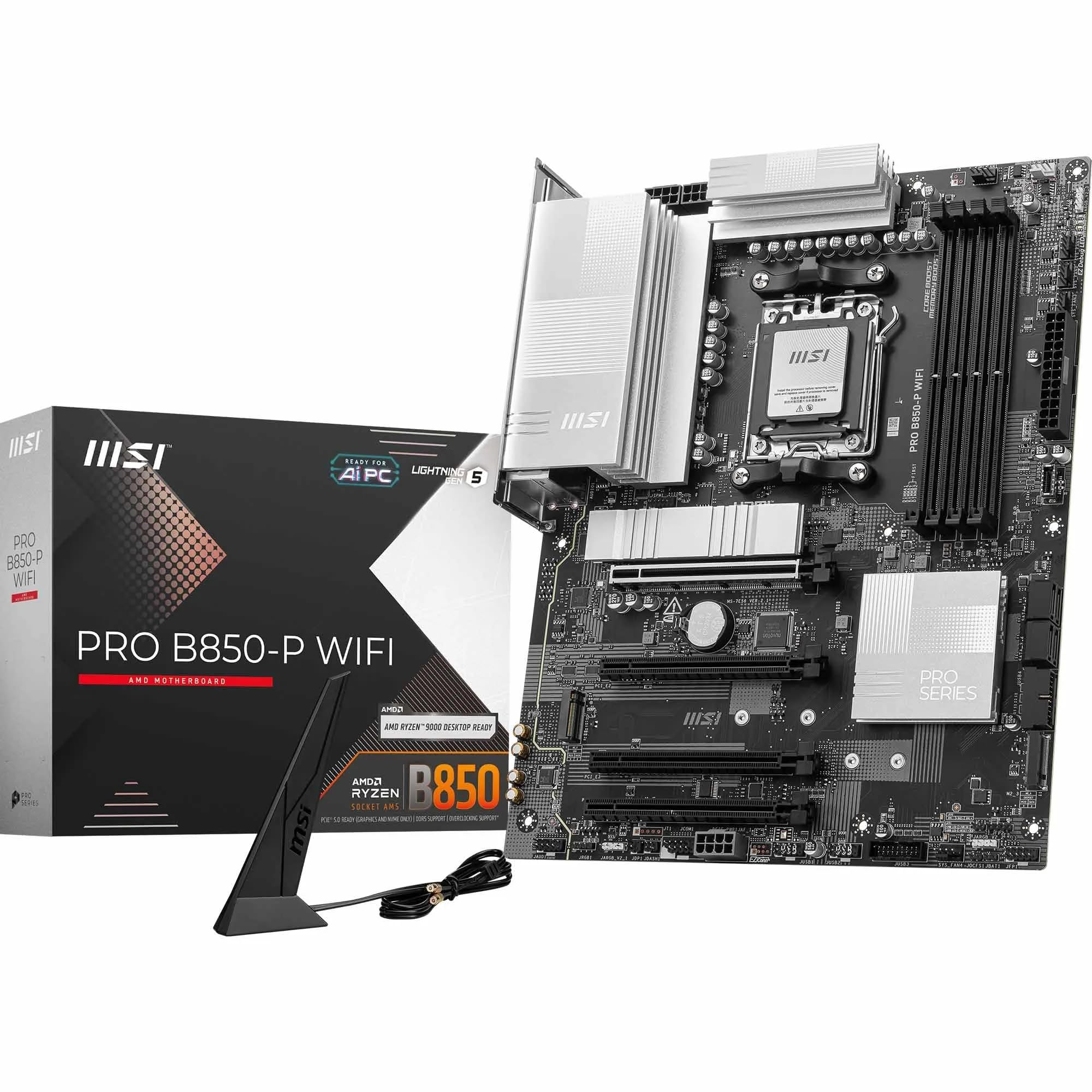 Placa-mãe Msi Pro B850-p Wifi Atx Para Amd Ryzen Com Ddr5