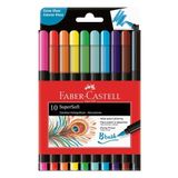 Caneta Hidrográfica Supersoft Brush 150710soft 10 Cores - Faber Castell