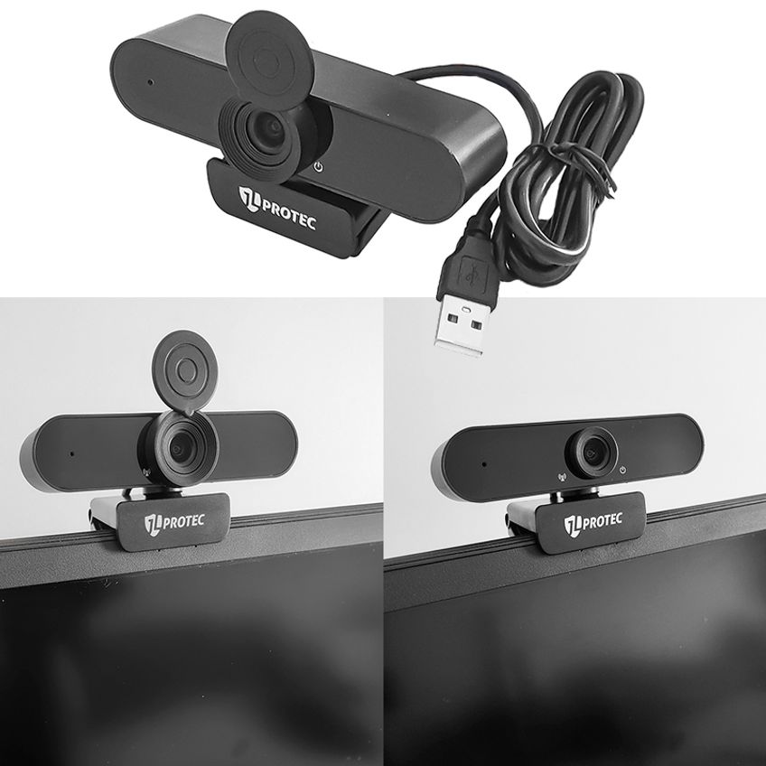 Full Hd 1080p Webcam Alta Resolução 2mp Mini Usb Câmera De Visão 360º Microfone Audio P/ Pc Notebook - imagem 4
