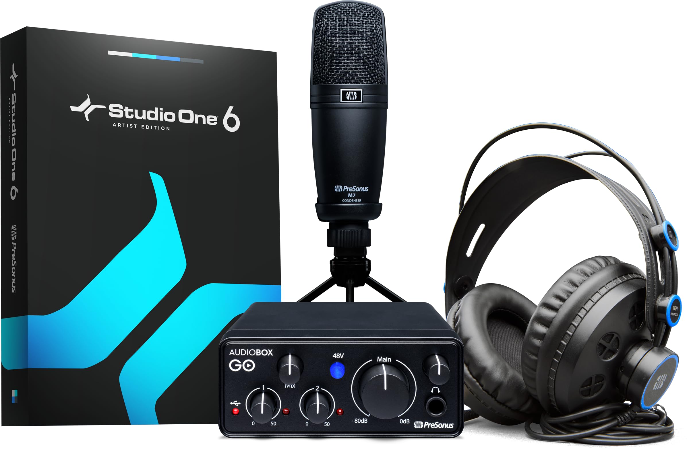 Pacote De Gravação De Estúdio Presonus Audiobox Go Creator - Carrefour