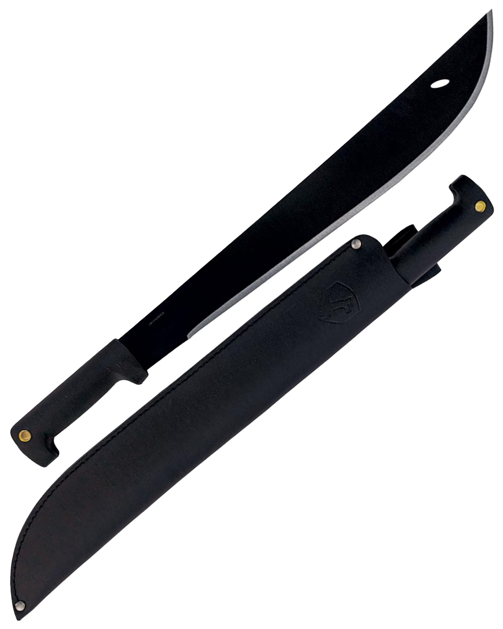 Ferramenta E Faca Machete Condor El Salvador 45 Cm Com Capa De Couro