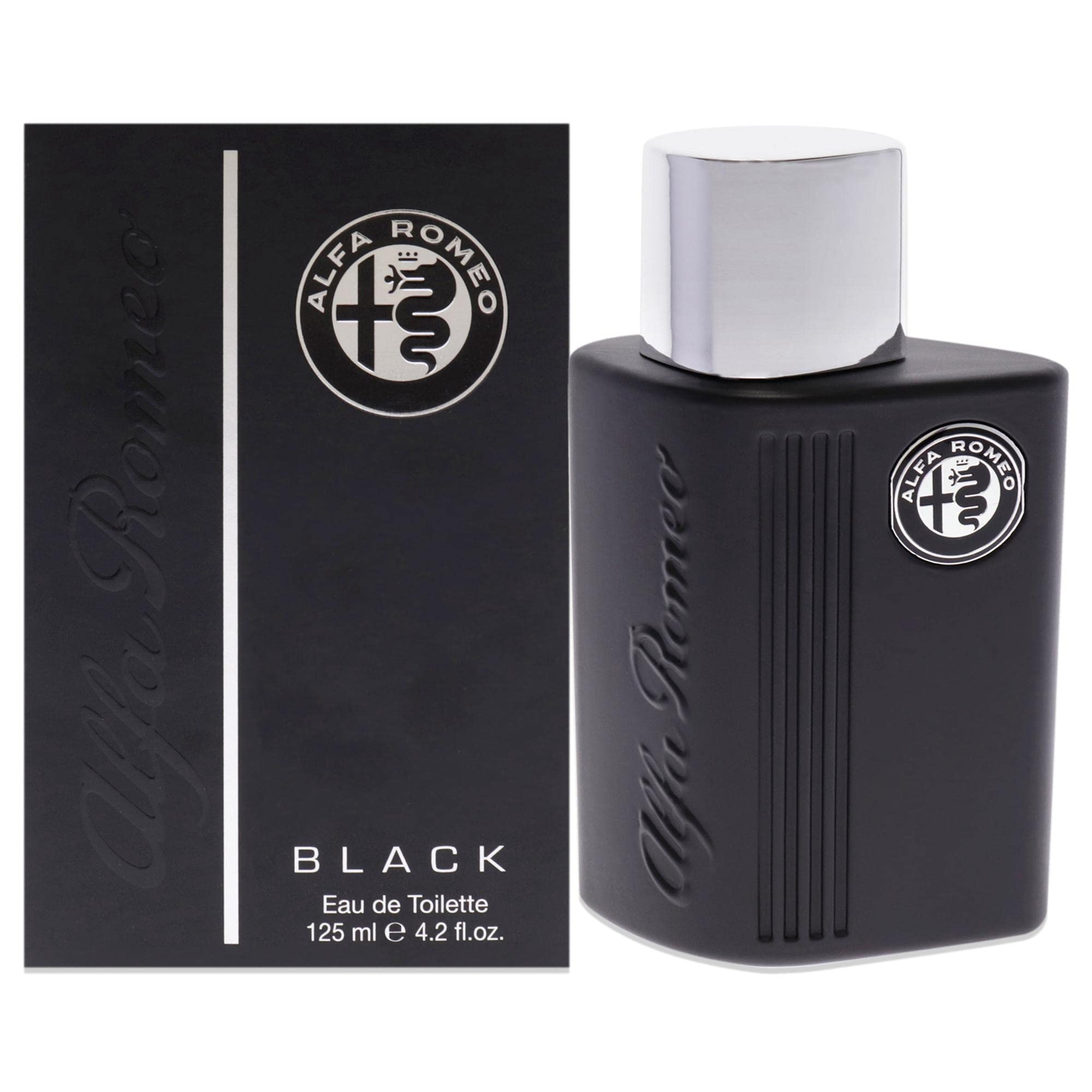 Perfume Alfa Romeo Black Edt 125ml Para Homens