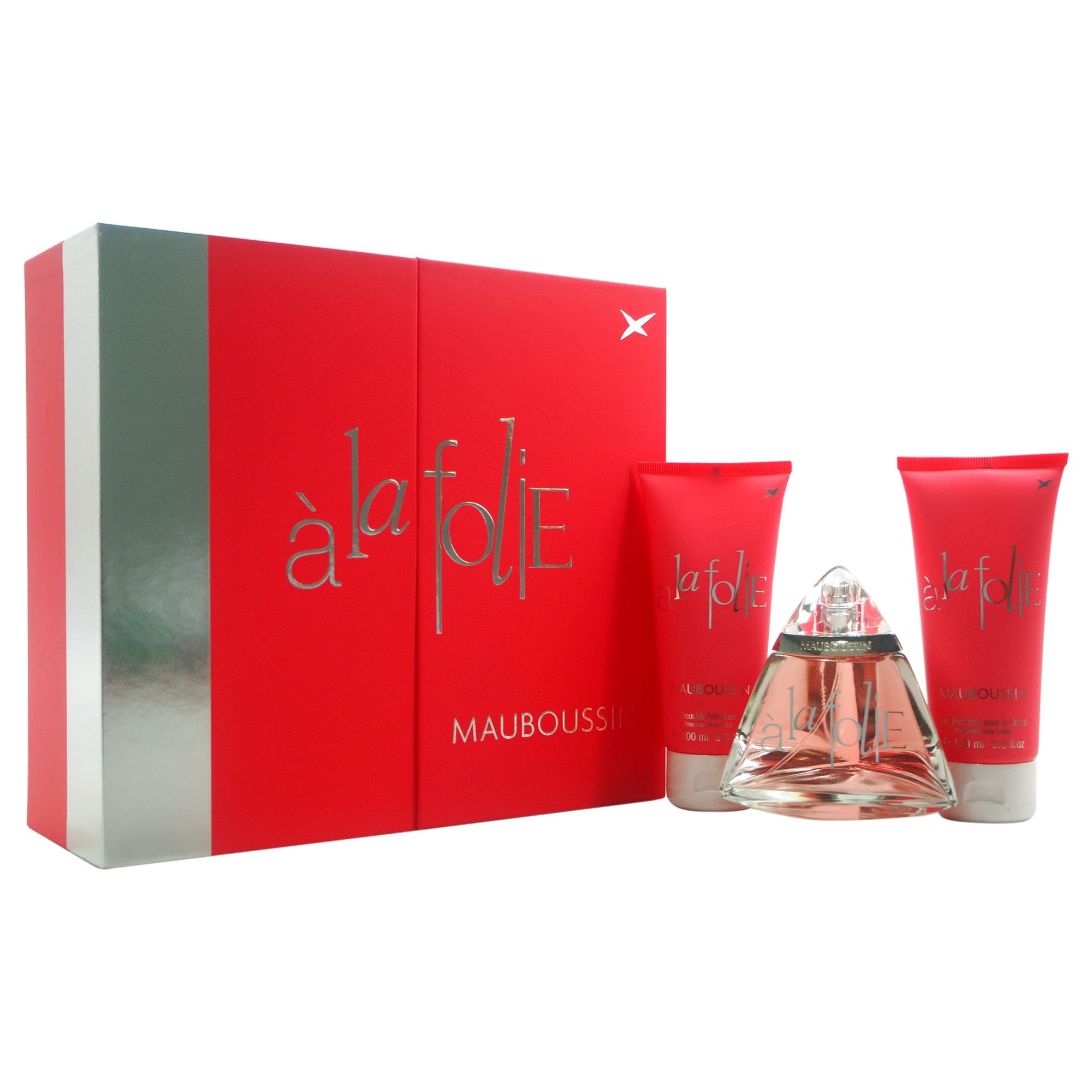 Conjunto De Fragrâncias Mauboussin A La Folie 3,3 Onças Edp 3 Unidades