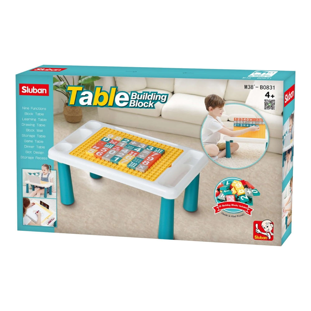 Mesa De Atividades Blocos De Montar Multikids - Br2278