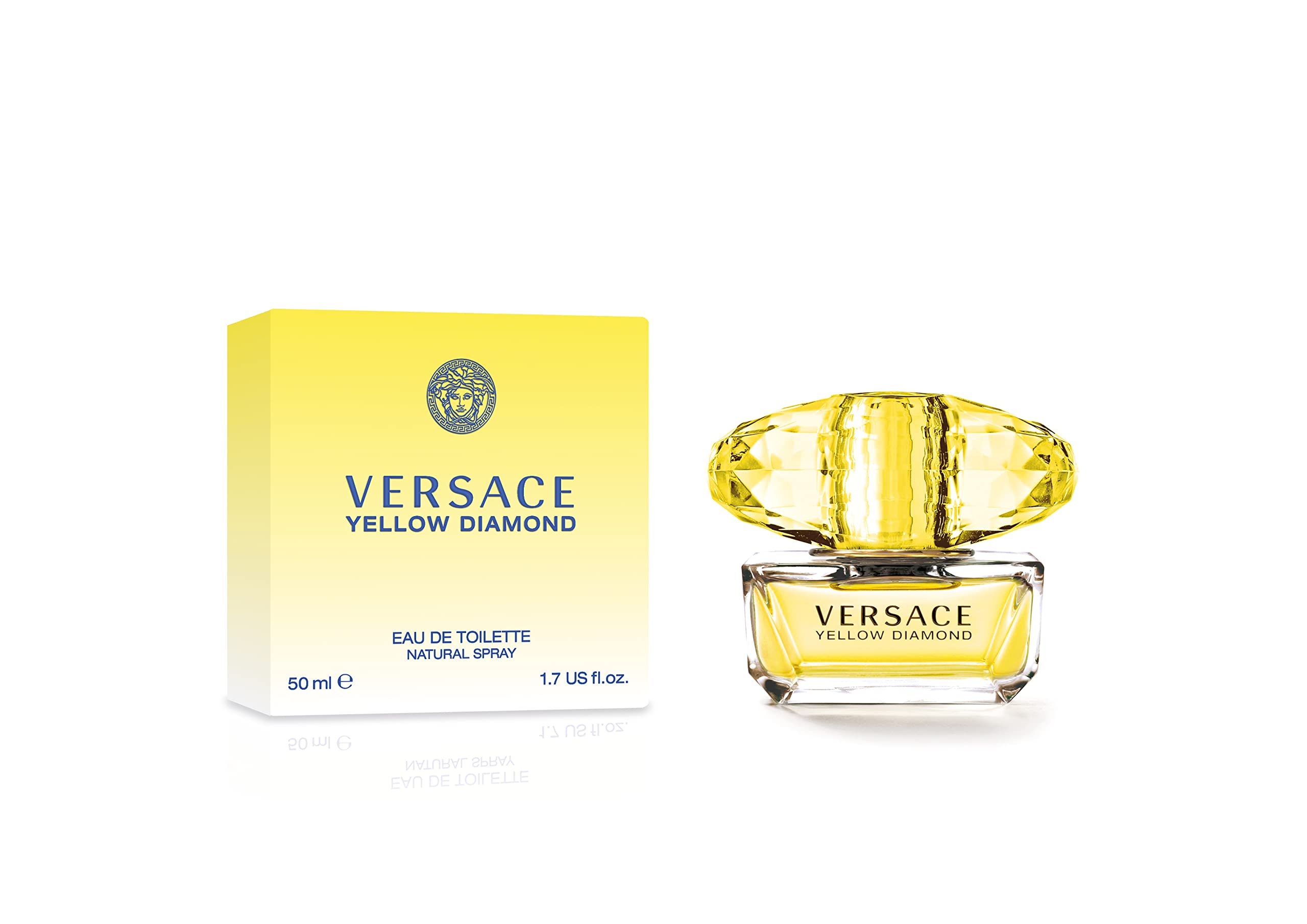Perfume Versace Yellow Diamond Eau De Toilette 50ml Para Mulheres