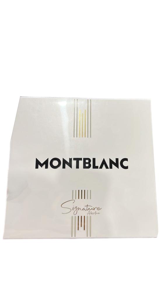 Conjunto De 3 Peças Perfume Mont Blanc Signature Absolue Para Mulheres