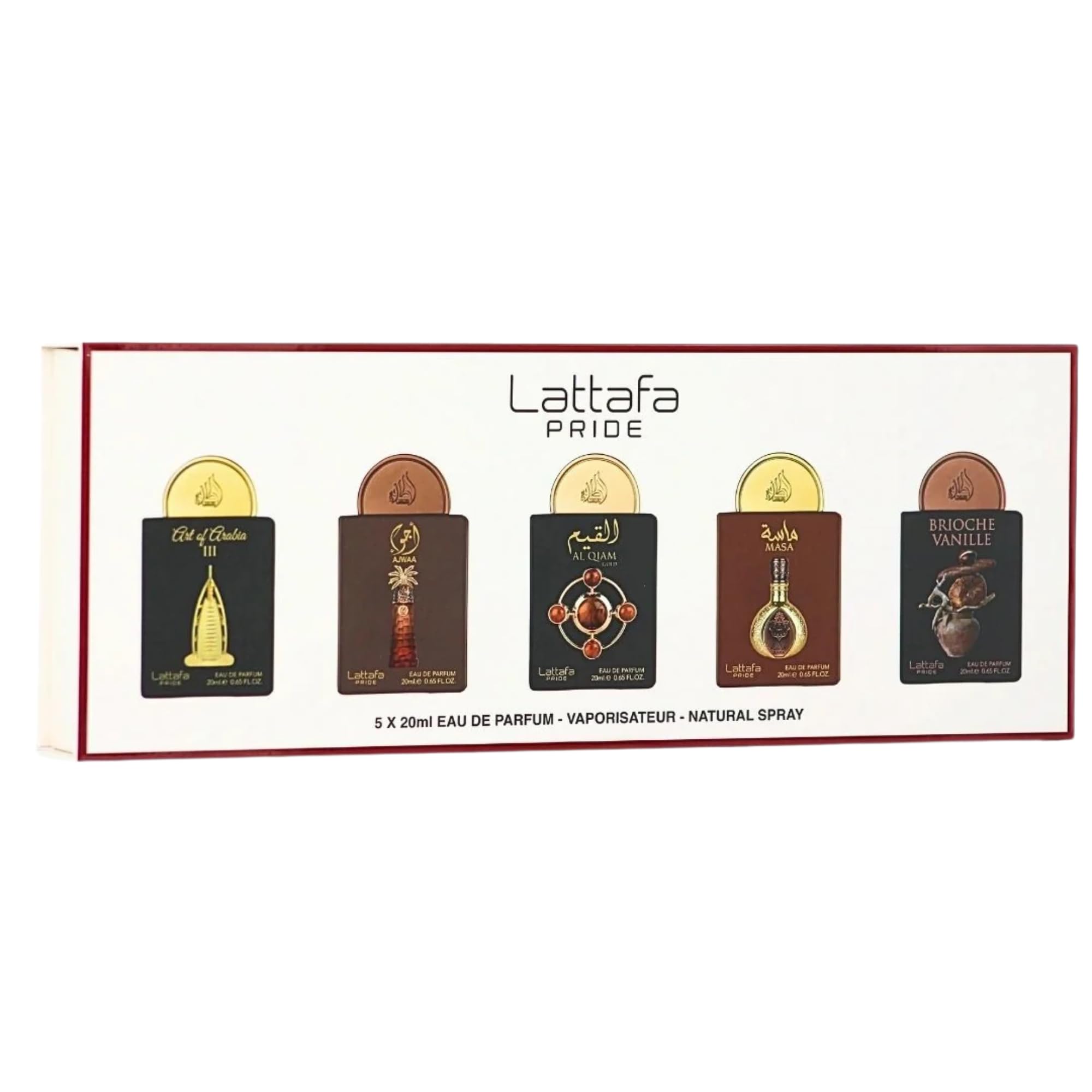 Conjunto De Presentes Perfume Lattafa Pride, Coleção Nº 4, 5x20ml