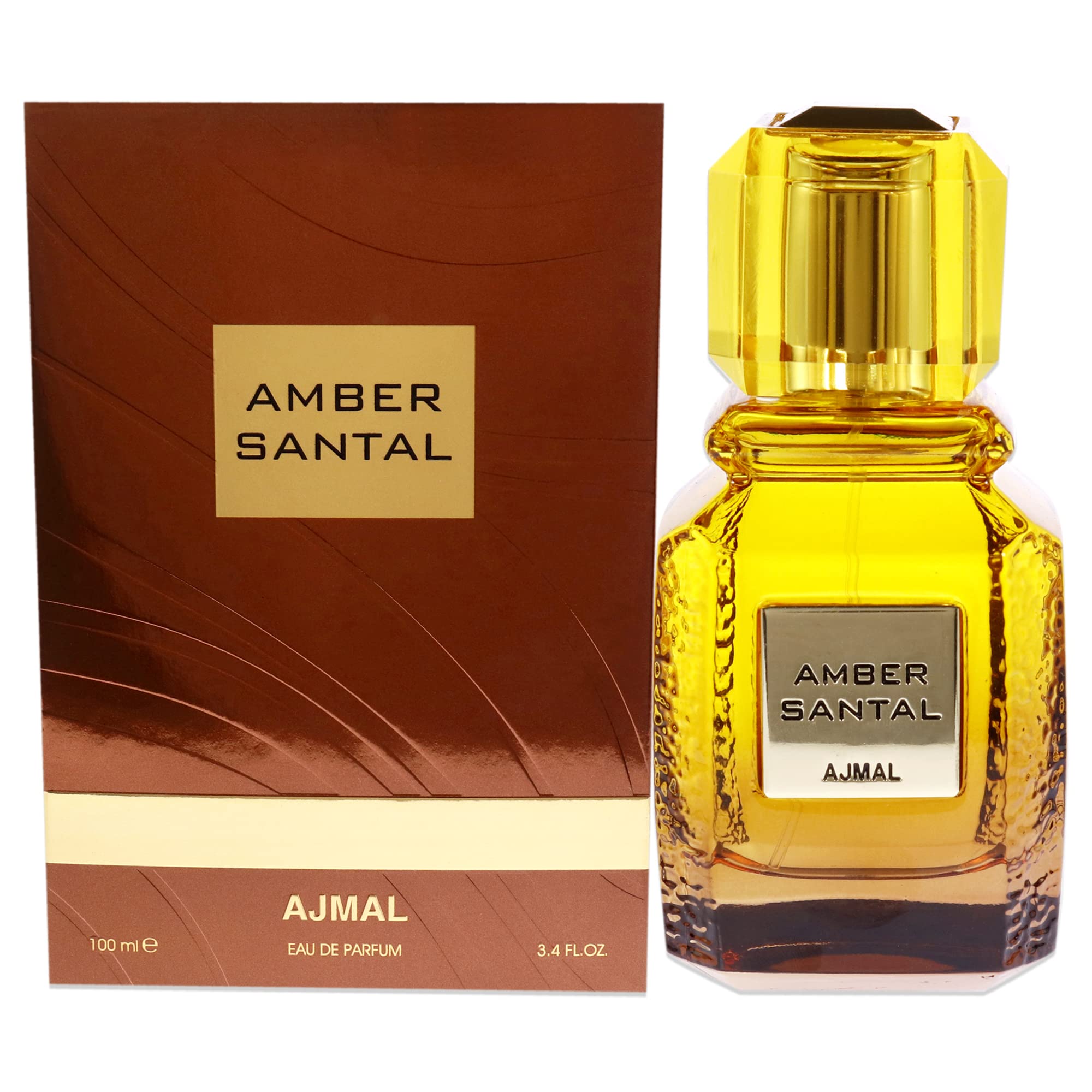 Ajmal Amber Santal Eau De Parfum Spray 3.4 Oz