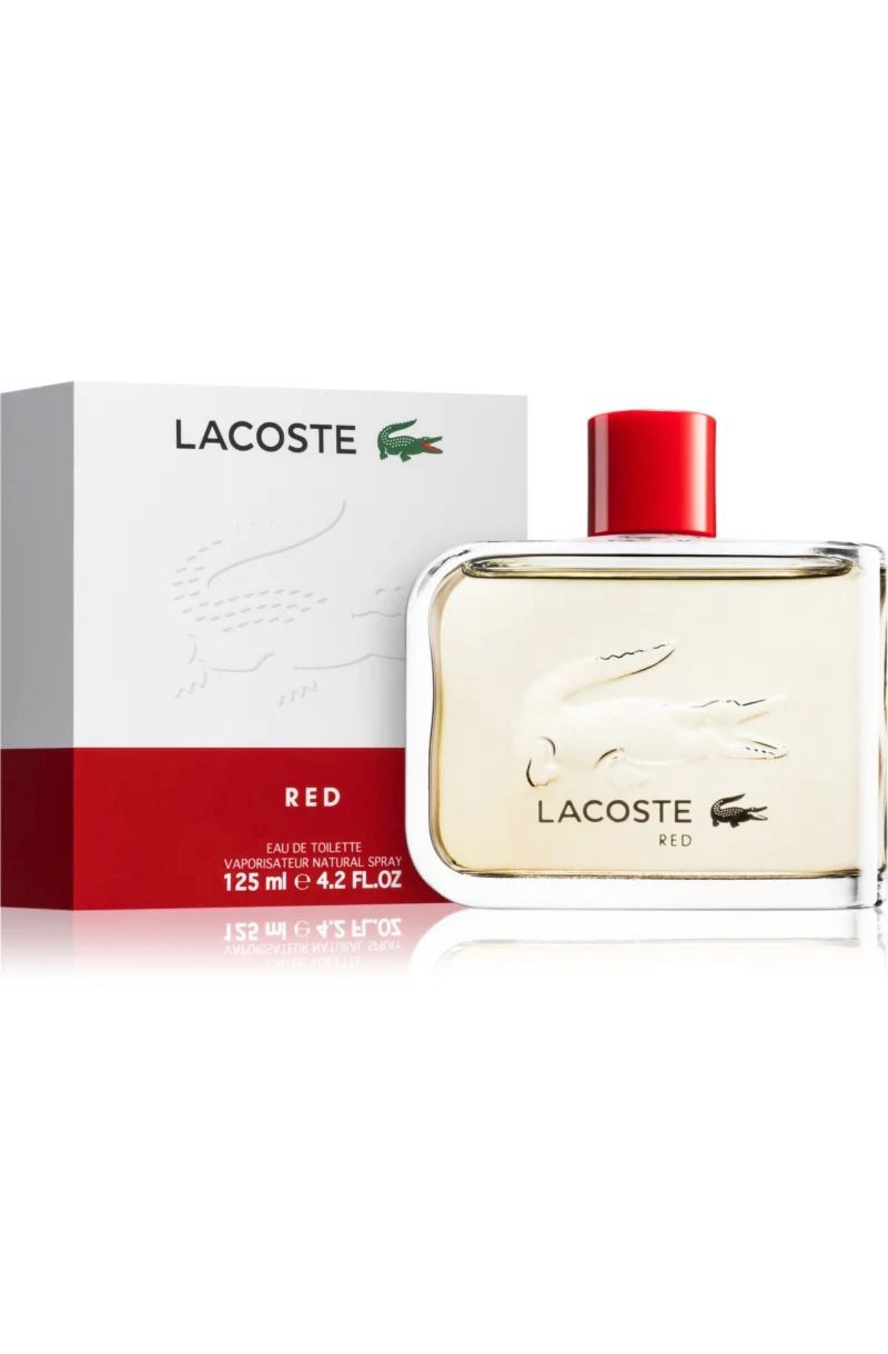 Perfume Lacoste Red Eau De Toilette Spray 125ml Para Homens