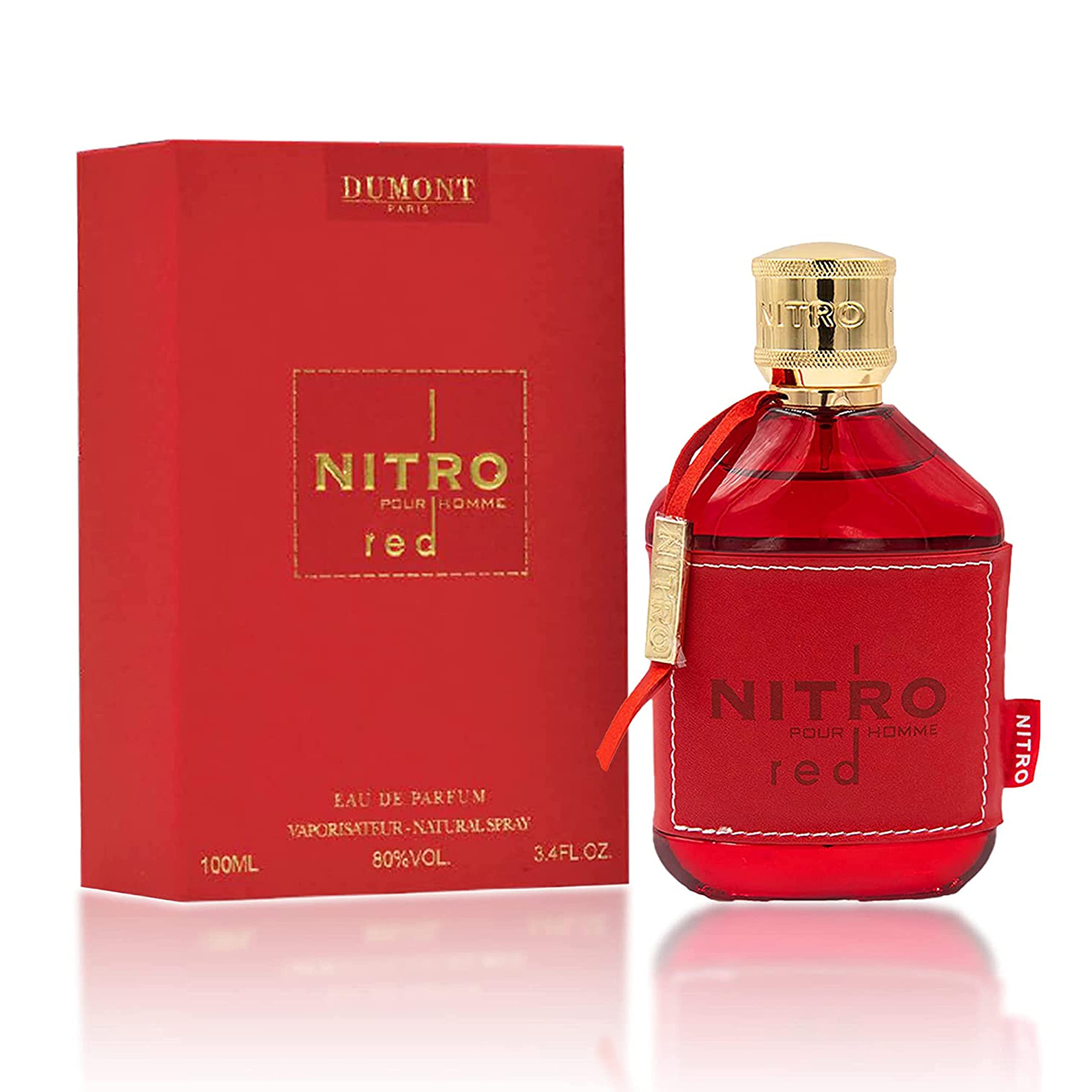Nitro Red Pour Homme Eau De Parfum Spray 3.4 Oz