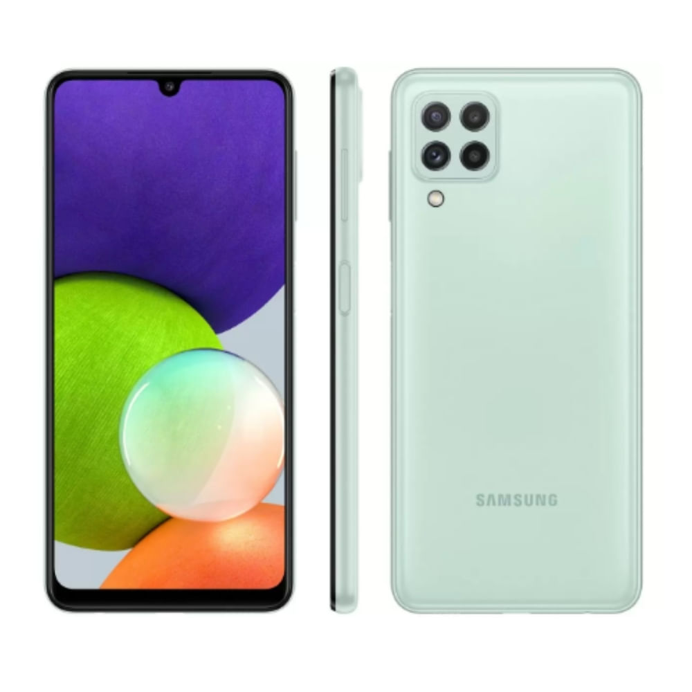 Usado: Samsung A22 128 Gb Verde - Muito Bom