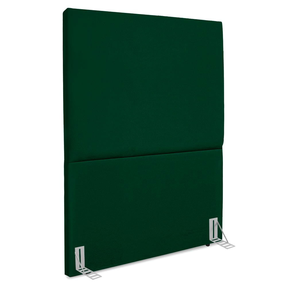 Cabeceira Solteiro 100 Cm Com Frame Luna Suede Verde Artte