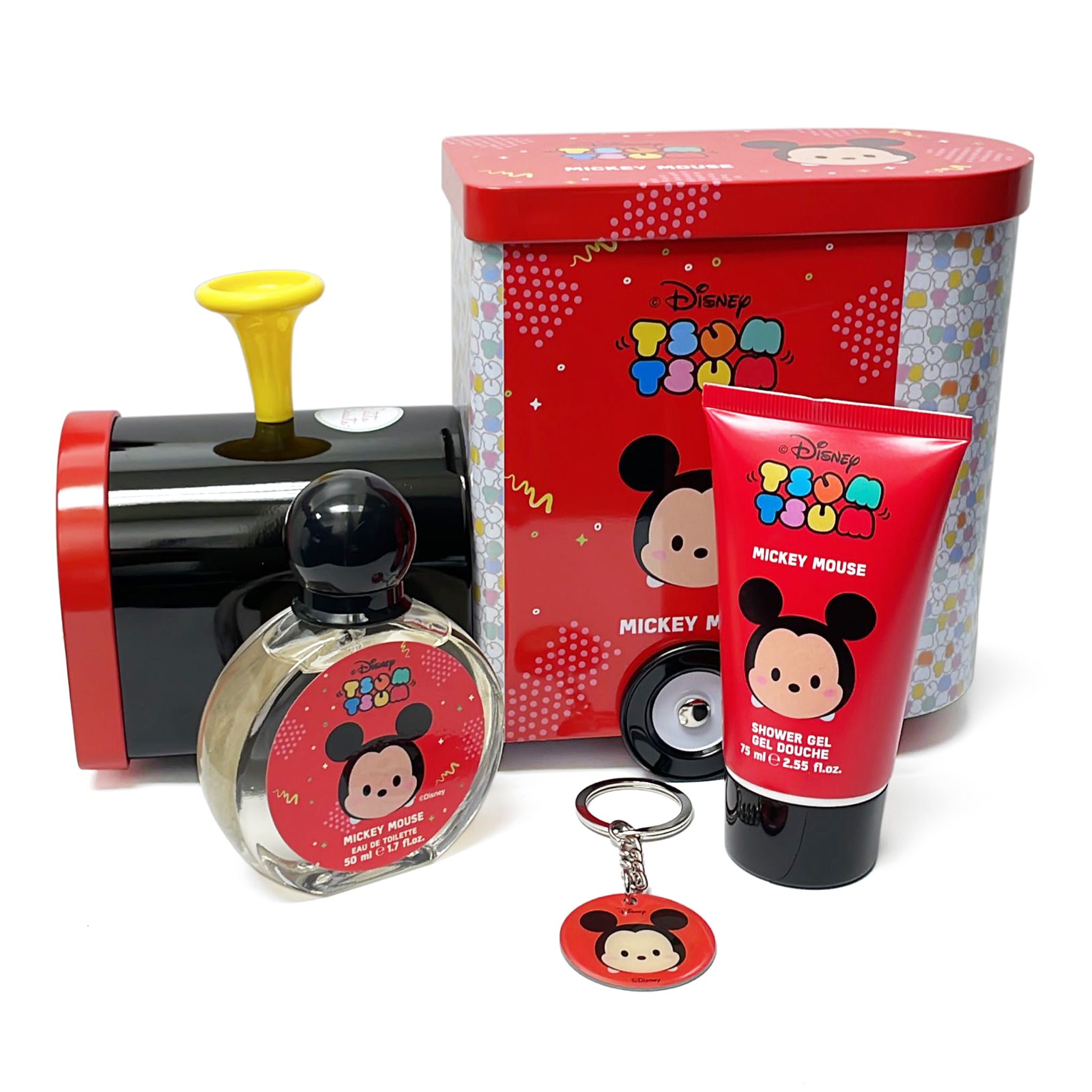 Conjunto De 3 Peças De Perfume Disney Mickey Tren Spray Edt Para Crianças De 50 Ml