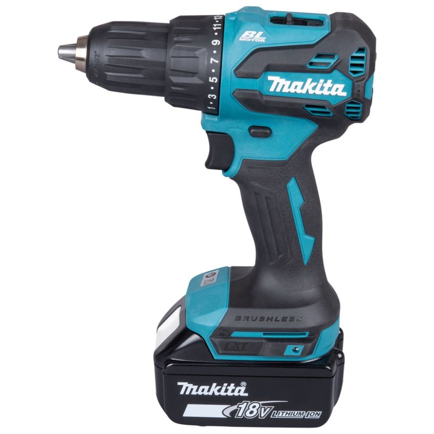 Parafusadeira E Furadeira De Impacto Com 2 Baterias 18 Watts - Dhp490wve - Makita Makita - imagem 2