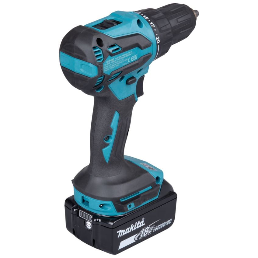 Parafusadeira E Furadeira De Impacto Com 2 Baterias 18 Watts - Dhp490wve - Makita Makita - imagem 5