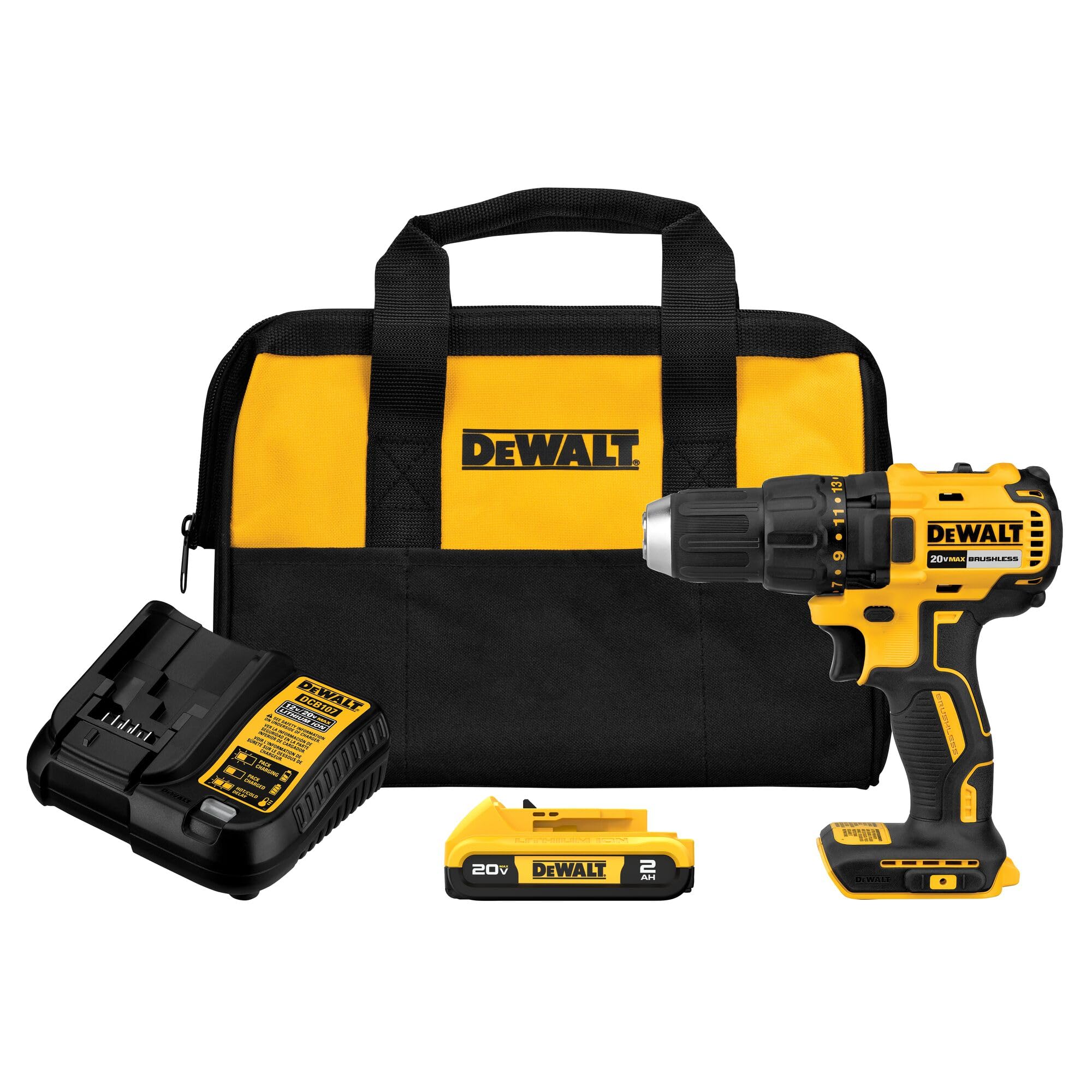 Furadeira Sem Fio Dewalt 20v Max Xr 2.0ah Dcd777d1