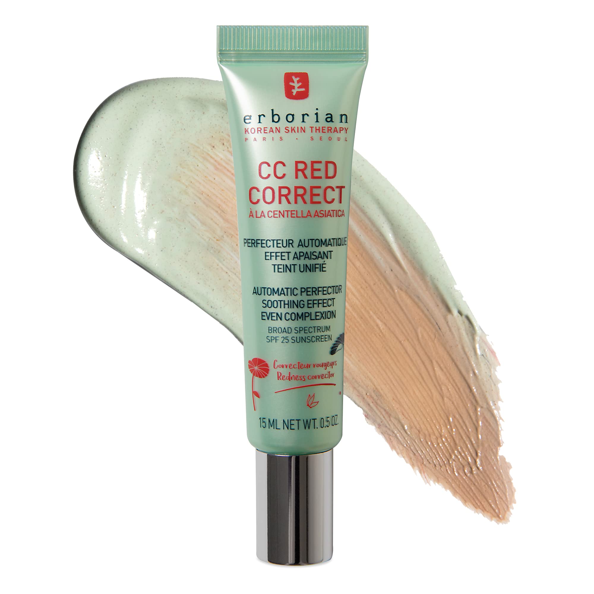 Corretor De Cores Erborian Cc Red Correct 15ml Com Spf 25