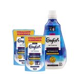 Kit Amaciante Comfort Concentrado Intensivo Intense 1,5l + 2 Refis 900ml