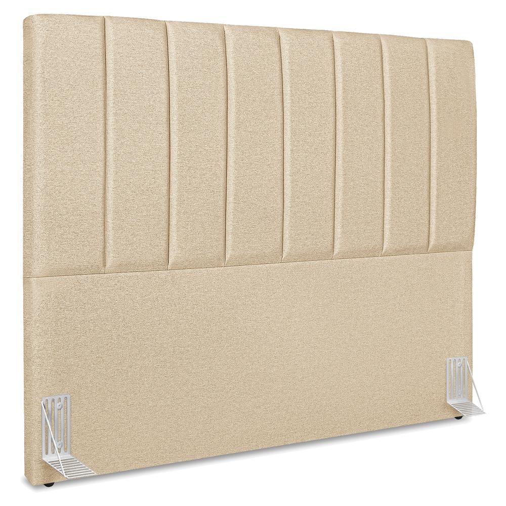 Cabeceira Queen 160 Cm Com Frame Dalia Linho Bege Artte