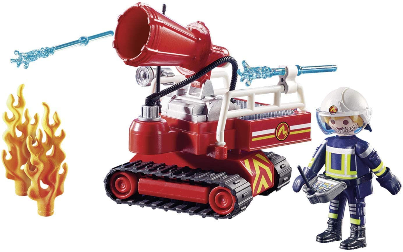 Bombeiro Fire Water Canon Playmobil® Com Controle Remoto