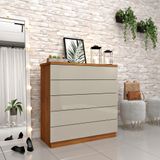 Cômoda Premium 5 Gavetas Cinamomo-off