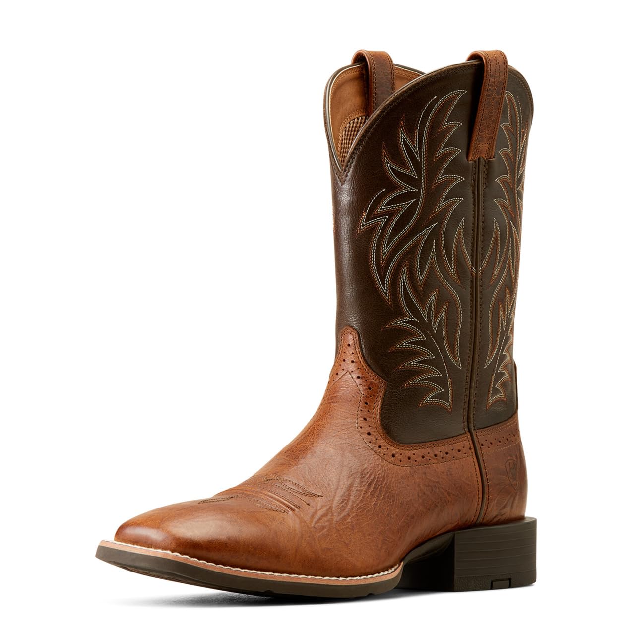 Bota Masculina Ariat, Esportiva, Larga E Quadrada, Marrom, Western 11.5