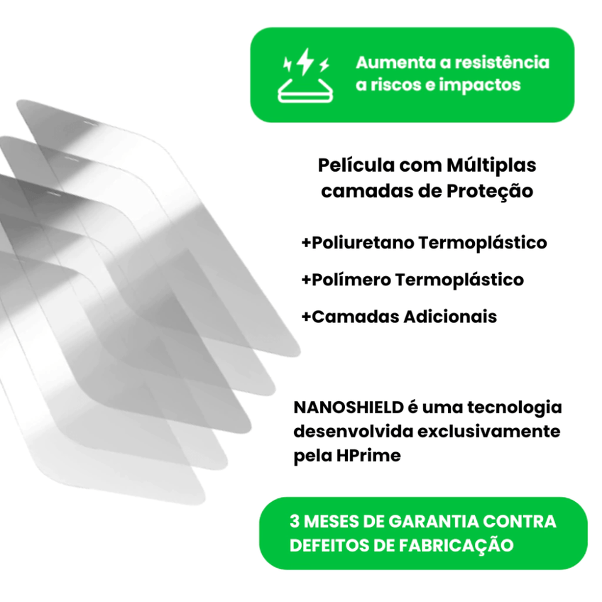 Película Premium Hprime Nanoshield Samsung Galaxy S25 Fe - imagem 3