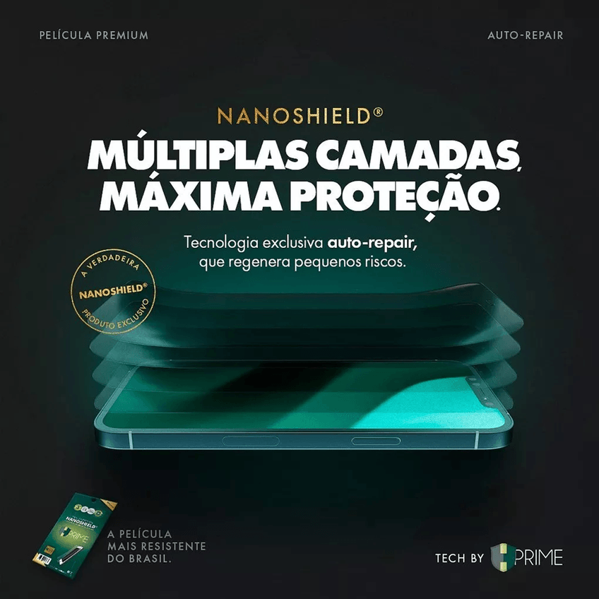 Película Premium Hprime Nanoshield Samsung Galaxy S25 Fe - imagem 4