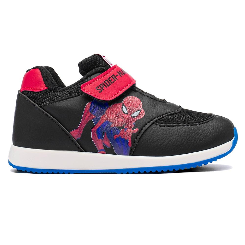 Tenis Disney Homem-aranha Ref Msp02dy Preto/vermelho 21