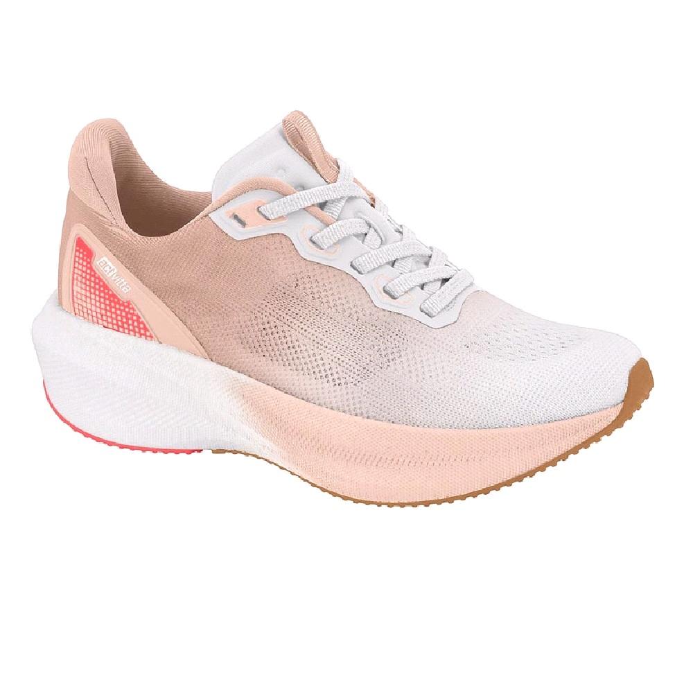 Tenis Actvitta Leve Perfomance Ref 4849.403.30401 Branco/nude/coral 36