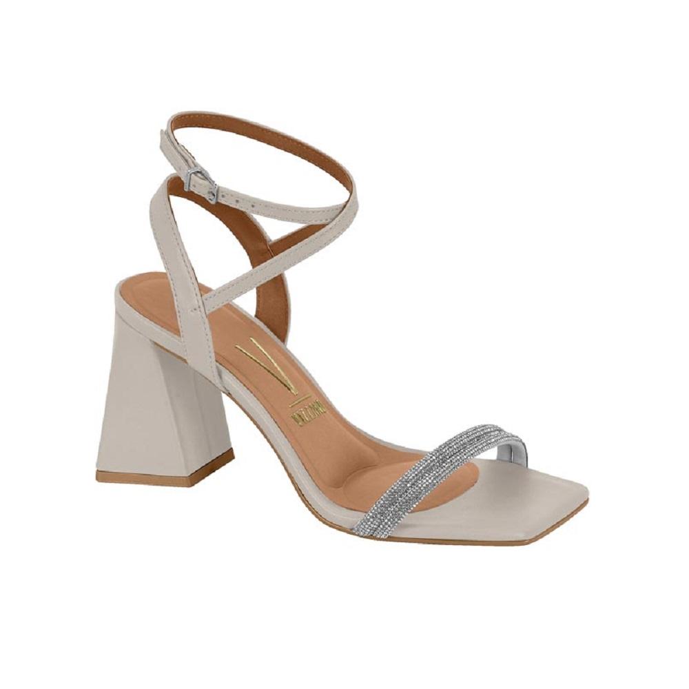 Sandalia Vizzano Strass Ref 6464.145.30082 Cinza 35