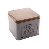 Lata Decorativa Porta Cápsulas Coffee Espresso - Lyor