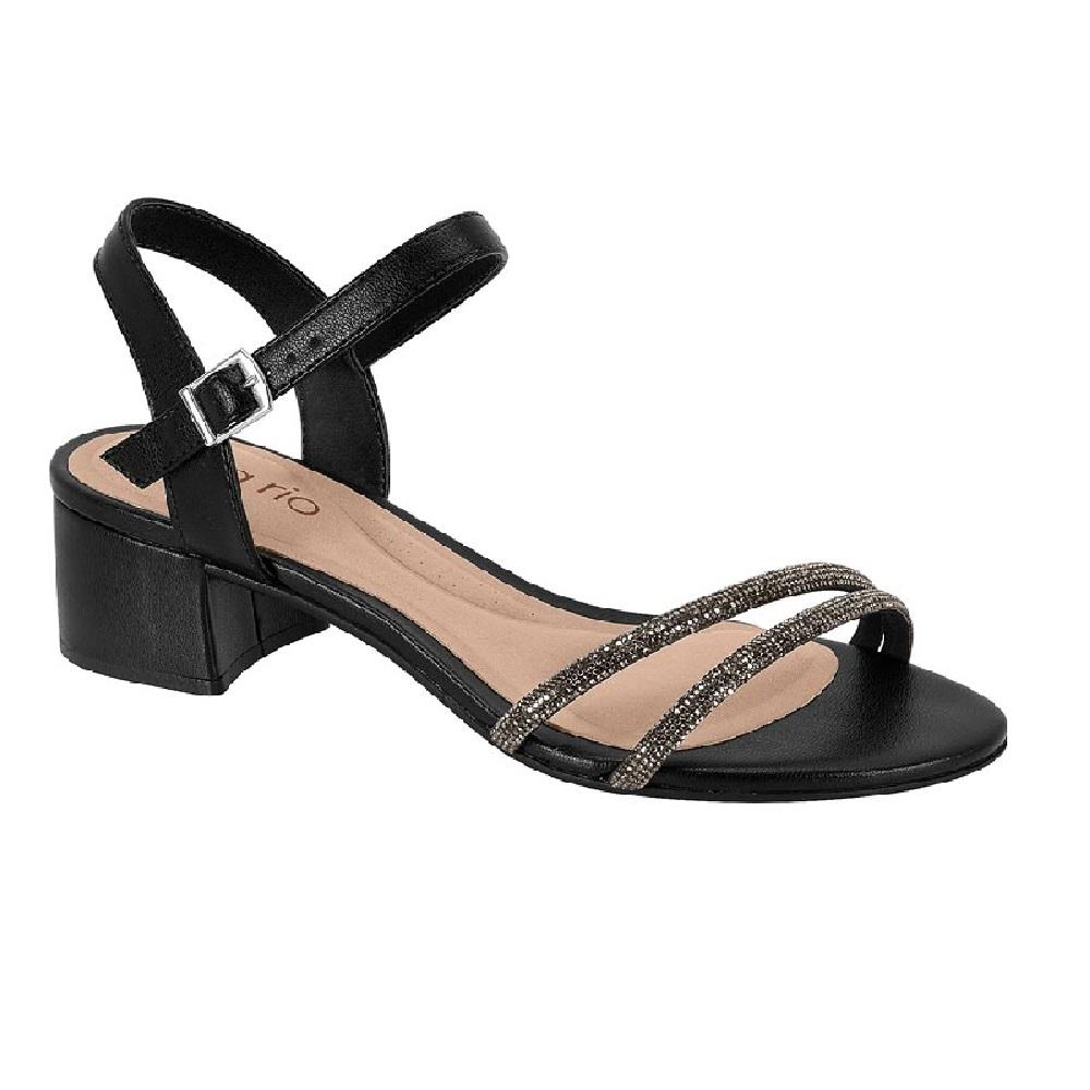 Sandalia Beira Rio Salto Bloco Ref 8345.646.31185 Preto 35