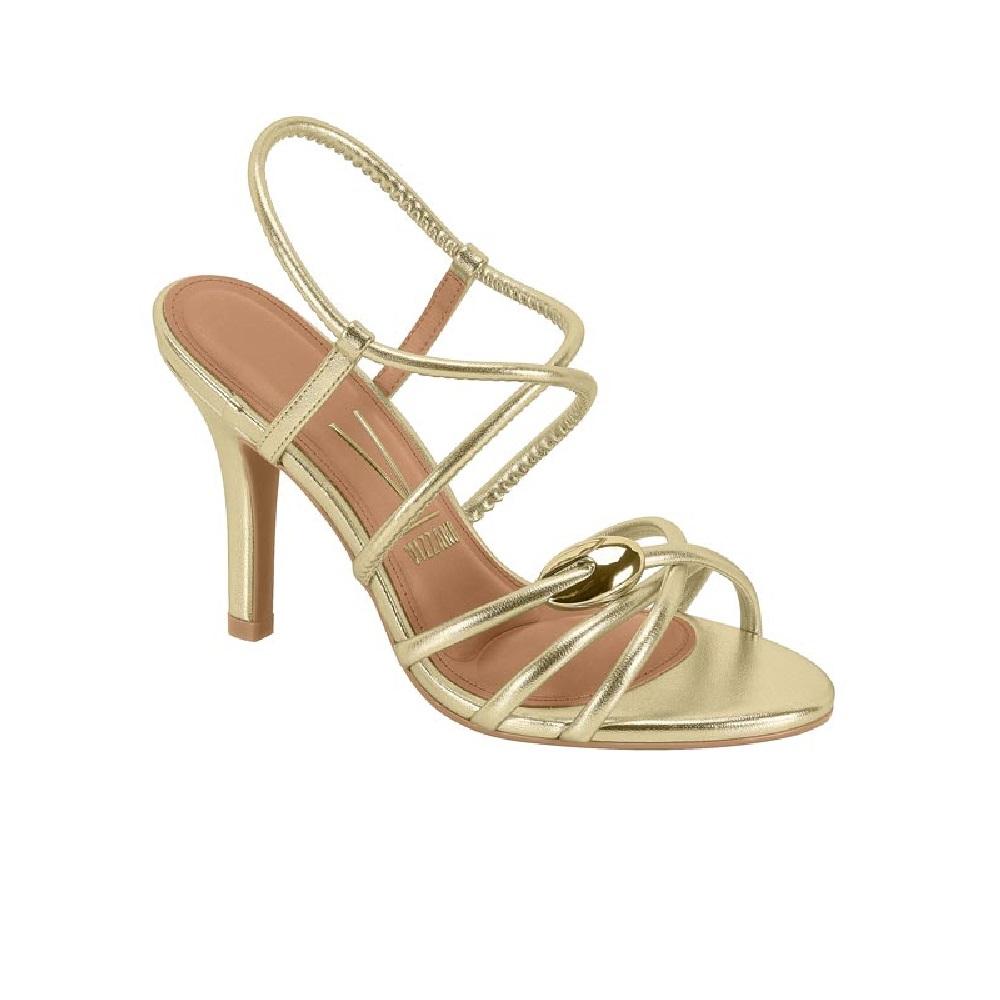 Sandalia Vizzano Salto Fino Ref 6249.1114.30579 Dourado 35