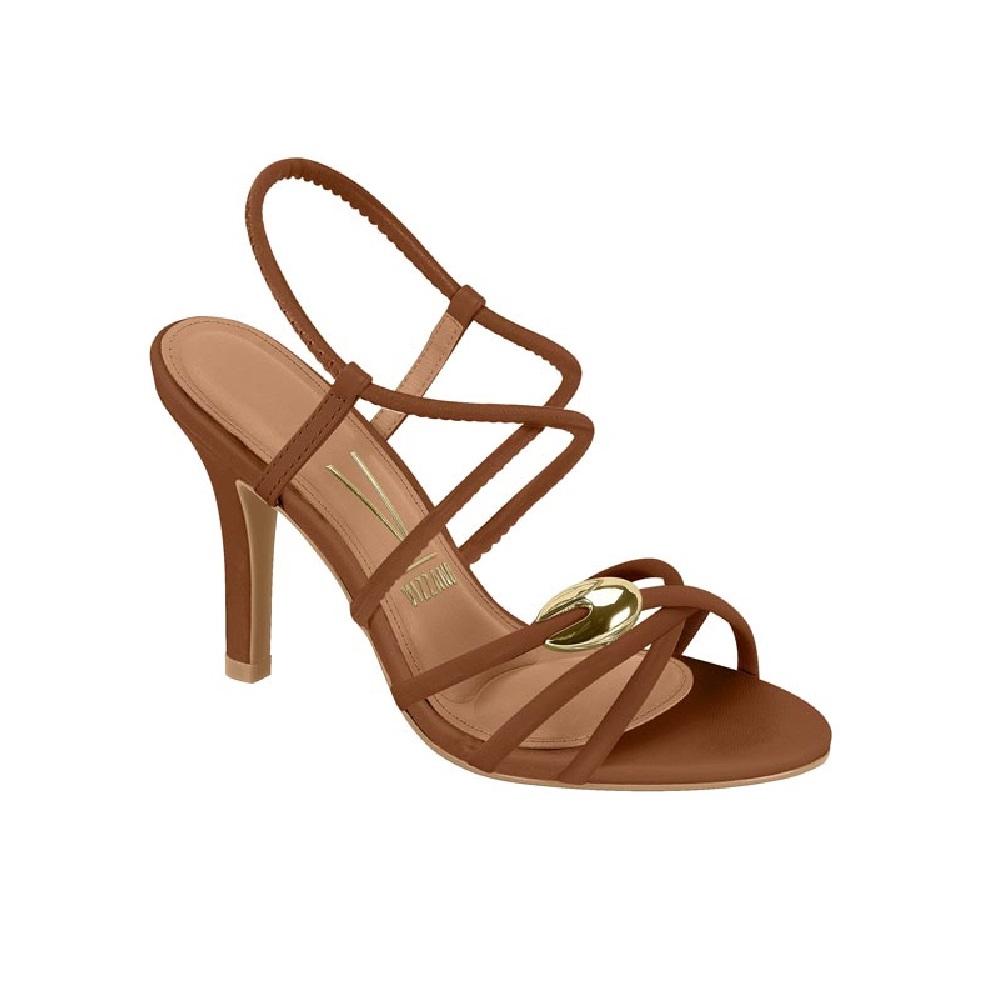 Sandalia Vizzano Salto Fino Ref 6249.1014.7286 Marrom 39