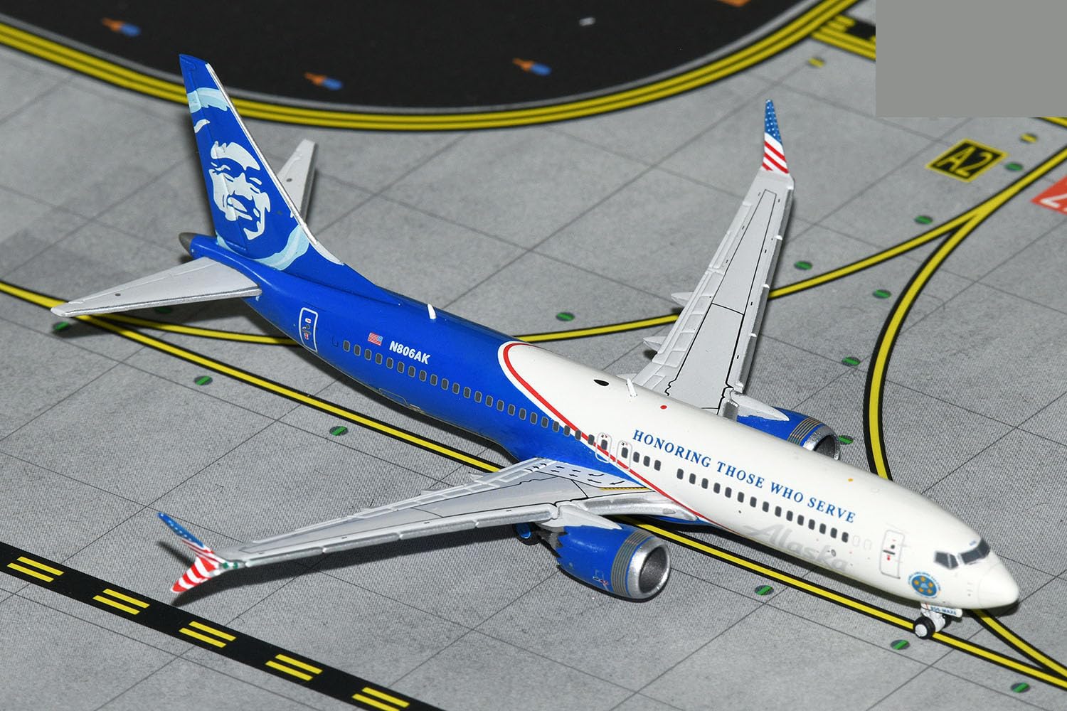 Avião Geminijets Alaska Airlines Boeing 737 Max 8 1:400 - Carrefour