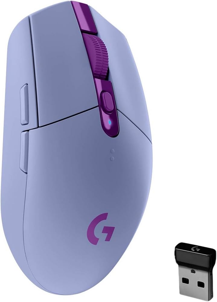 Mouse Sem Fio Para Jogos Logitech G305 Lightspeed Lilac