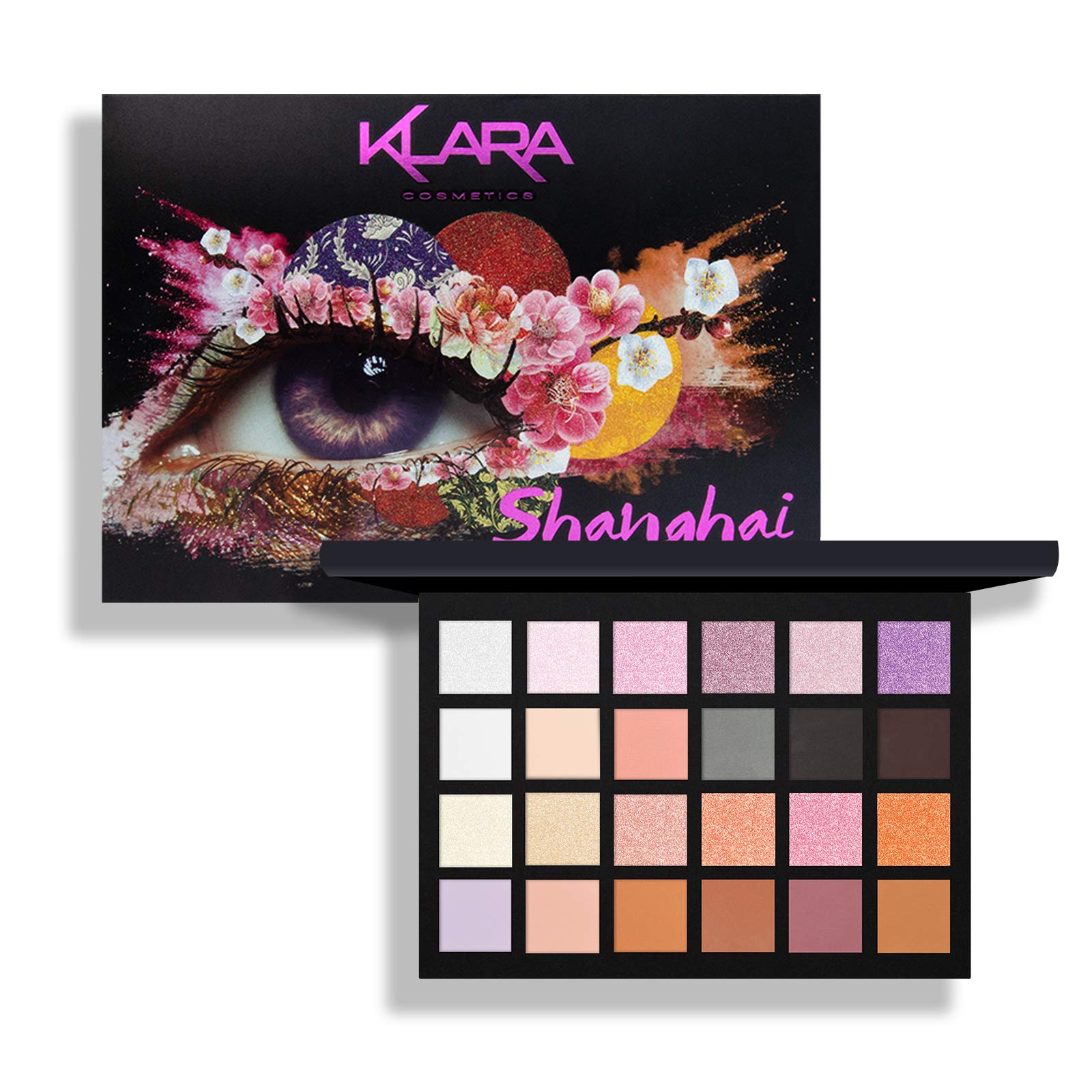 Paleta De Sombras Klara Cosmetics 24 Shanghai 75ml