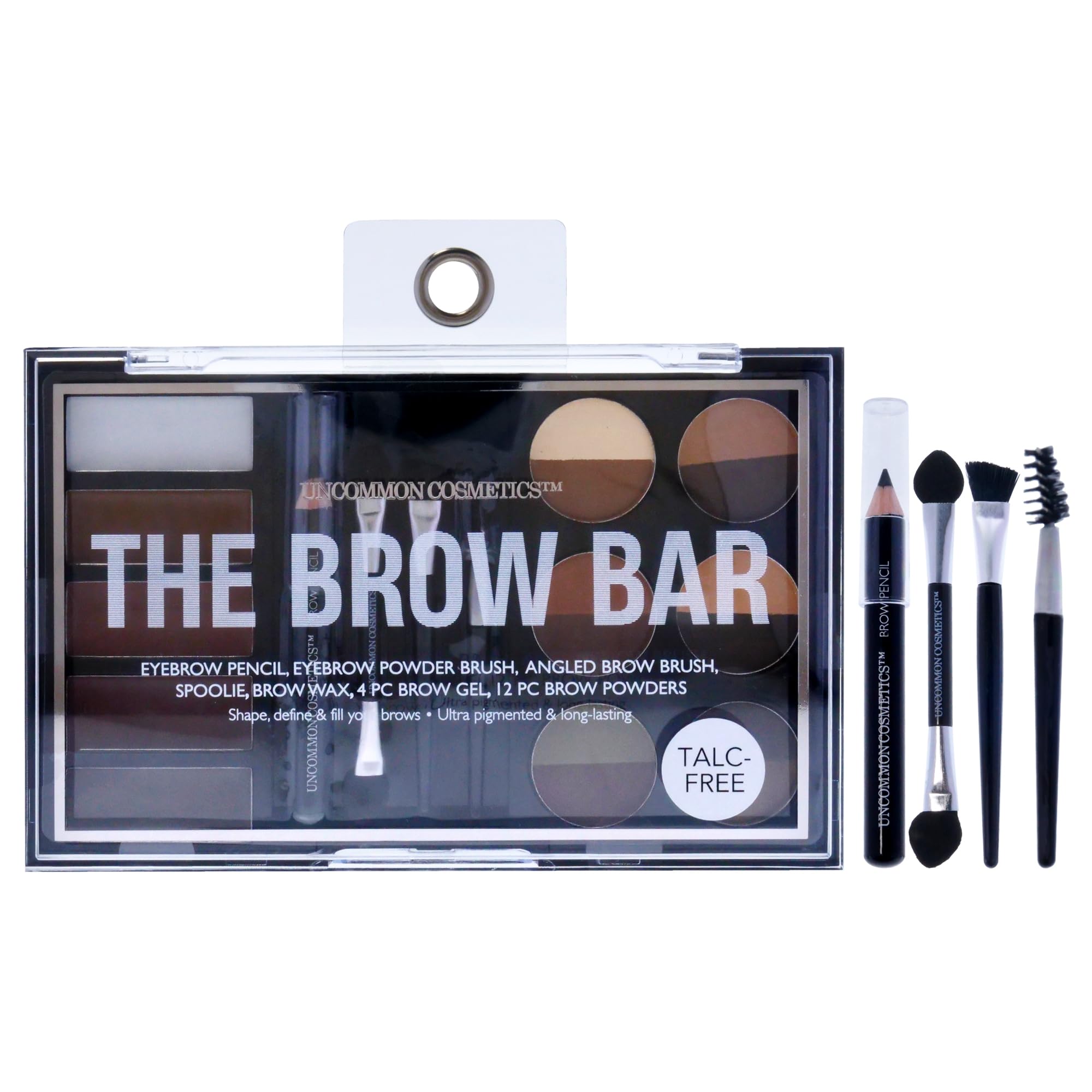 Kit Brow Bar Cosméticos Incomuns Com Gel Para Sobrancelhas, Cera E 16 Pós