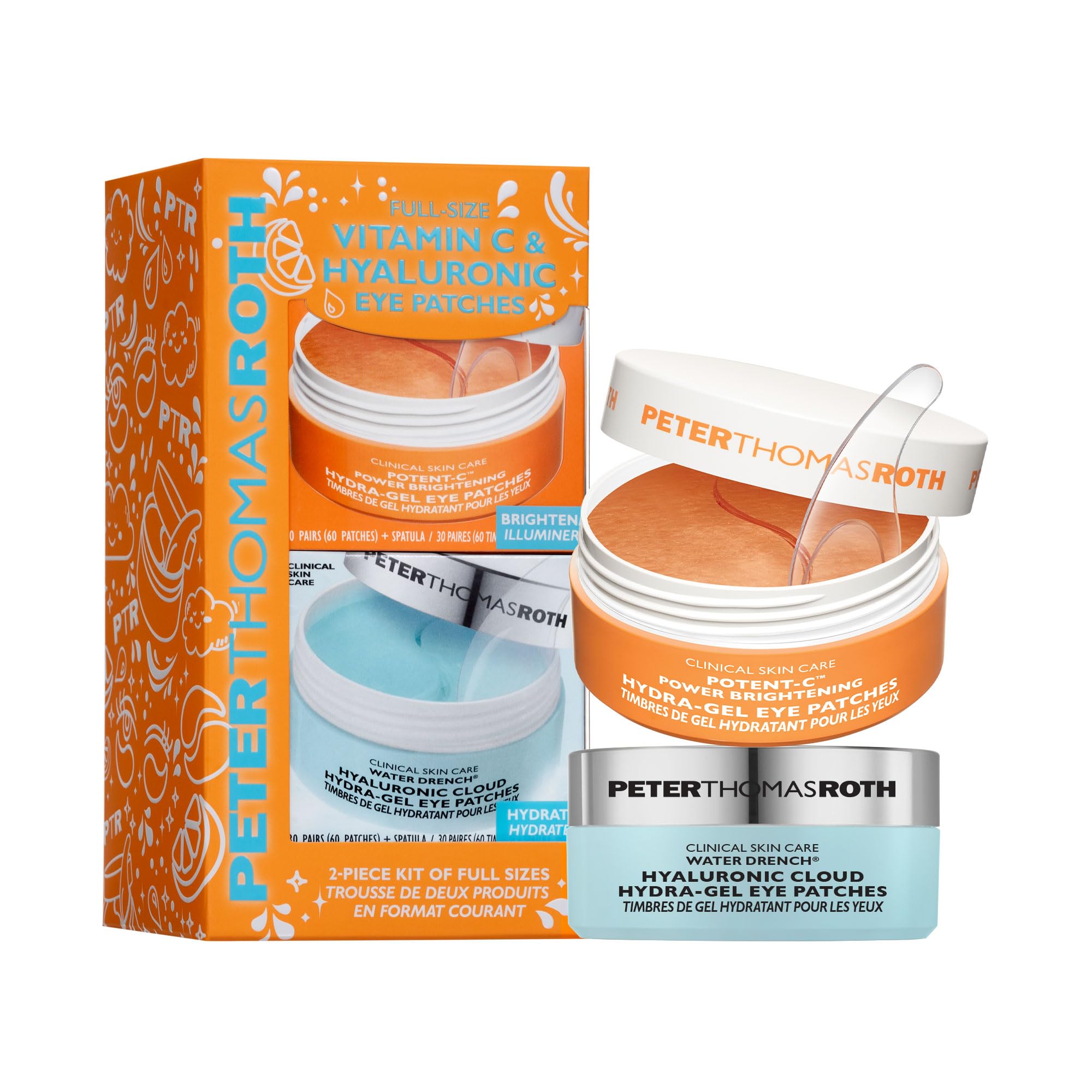 Kit De Tapa-olhos Peter Thomas Roth Vitamina C E Hialurônico