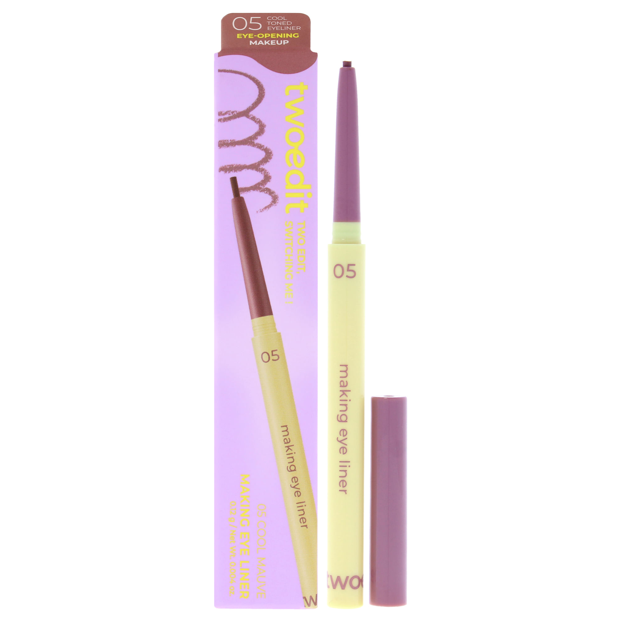 Delineador Two Edit Making Eye Liner-05 Cool Mauve Waterproof